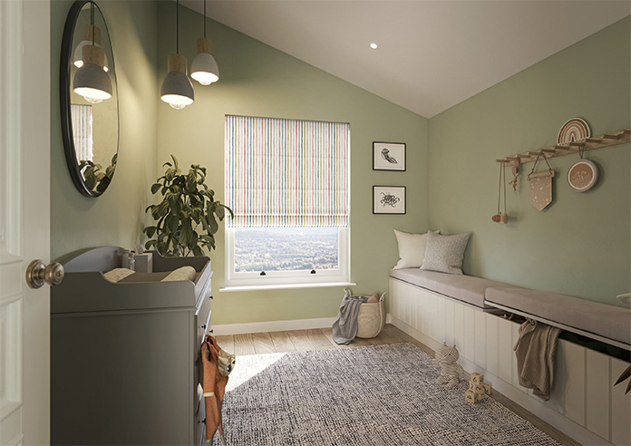 Vintage Stripe, Promenade - Twist&Fit Roman Blind - Image 6